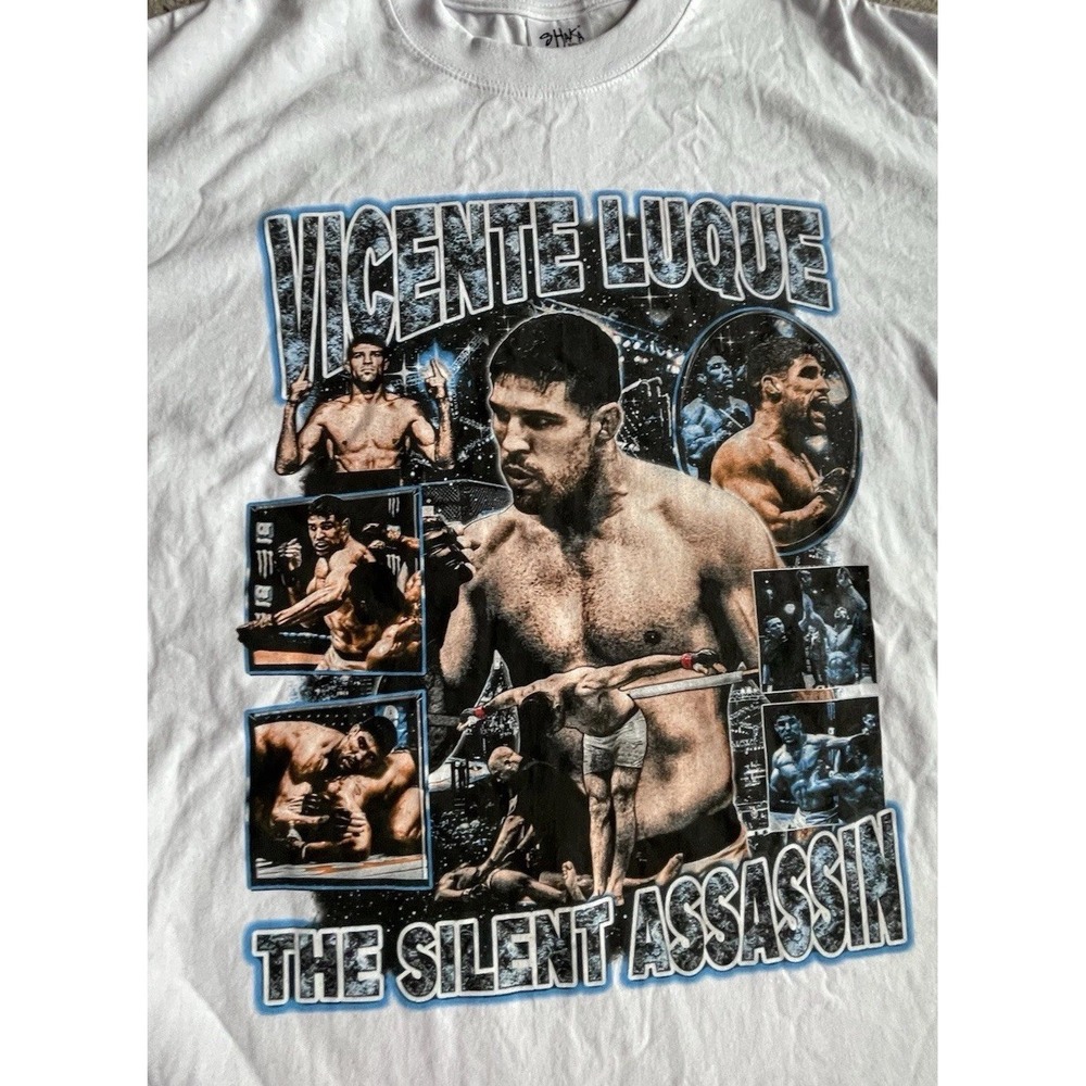 Full Violence Vicente Luque Silent Assassin Shaka Wear T-Shirt 2XL UFC MMA